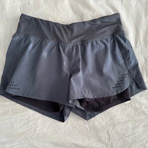 Champion Running. Athletic. Exercise Shorts. Grey. Size MED